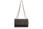 Lucky Bees Bolso Cruzado 1283 v2, Bolso Bandolera de Piel de Polivinilo, Marrón
